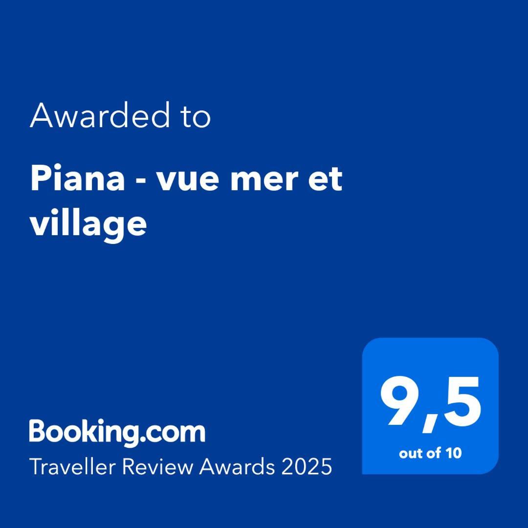 Piana - Vue Mer Et Village ภายนอก รูปภาพ